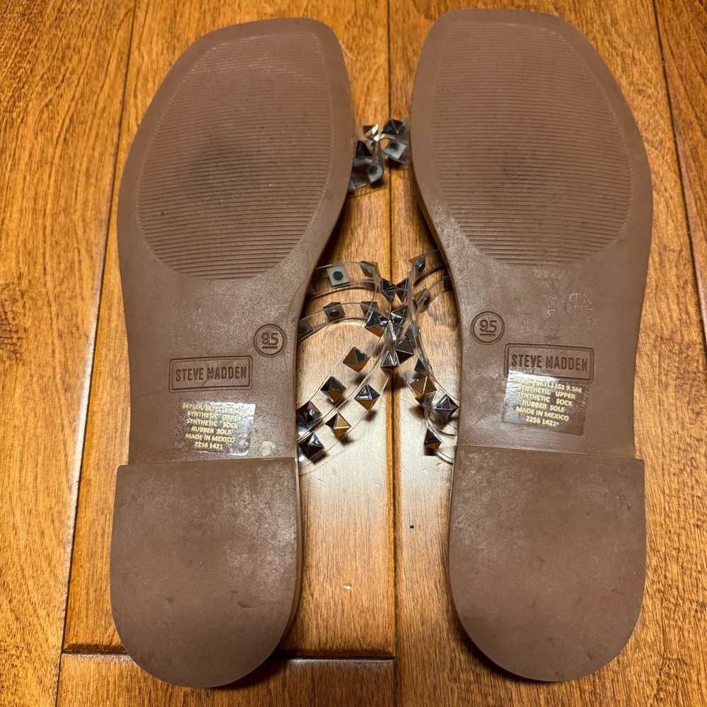Steve Madden Skylar Studded Sandals 9.5 - Picture 3 of 3